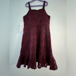 Zac Posen Girls Fit and Flare Lace Dress Size 12 NWT